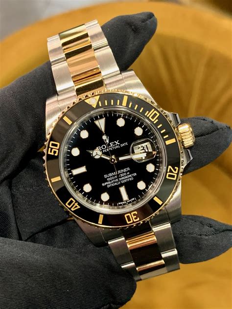 rolex submariner stainless steel gold price|gold rolex submariner for sale.